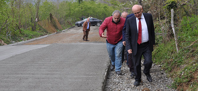 Başkan Kul’dan yol yapımına inceleme