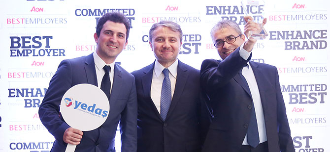 YEDAŞ BU YIL DA EN İYİ İŞ YERİ ÖDÜLÜNÜN SAHİBİ OLDU