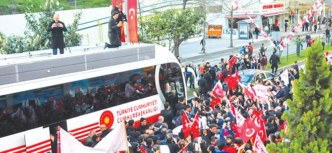 Cumhurbaşkanı Erdoğan’a İlkadım’da Büyük Karşılama