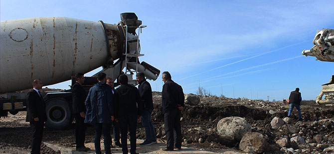 Havza OSB'de altyapı çalışmaları