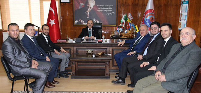 BAFDER BAŞKAN ŞAHİN’İ ZİYARET ETTİ