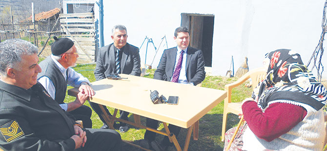 Kaymakam Gökpınar'dan şehit ailesine ziyaret