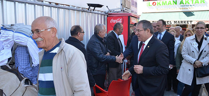 Kemal Zeybek’ten Esnaf Ziyareti