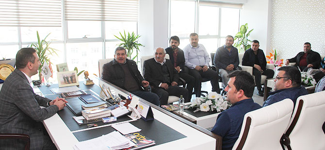 Çakallı Esnafından Sarıcaoğlu'na Ziyaret