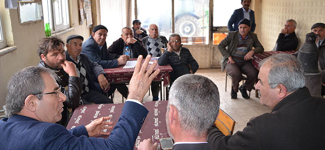 KEMAL ZEYBEK LÂDİK'TE VATANDAŞLARLA BULUŞTU
