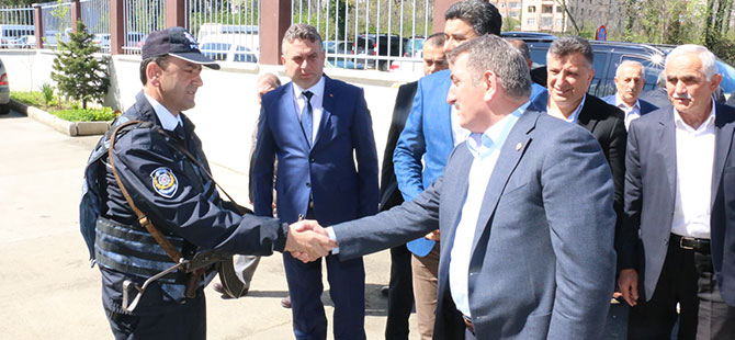 Köktaş'tan Terme İlçe Emniyet Müdürlüğün'de