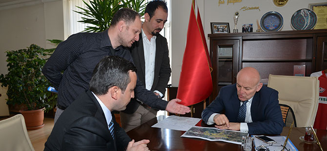 Terme’de doğalgaz çalışmaları devam ediyor