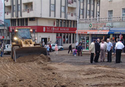 Korgan'da asfalt çalışması