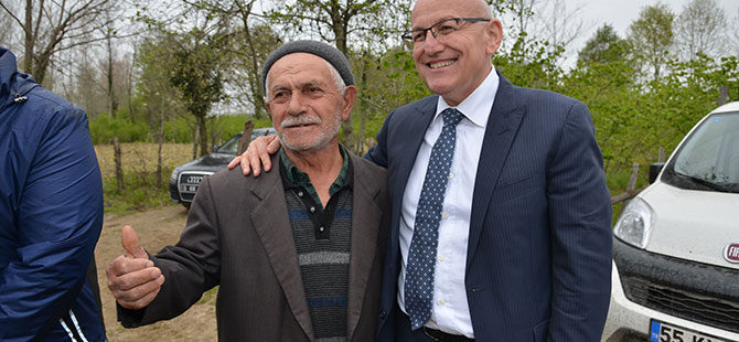 Terme'de yeni yollar yüz güldürdü