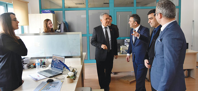 Rektör Bilgiç SAMULAŞ’ı Ziyaret Etti