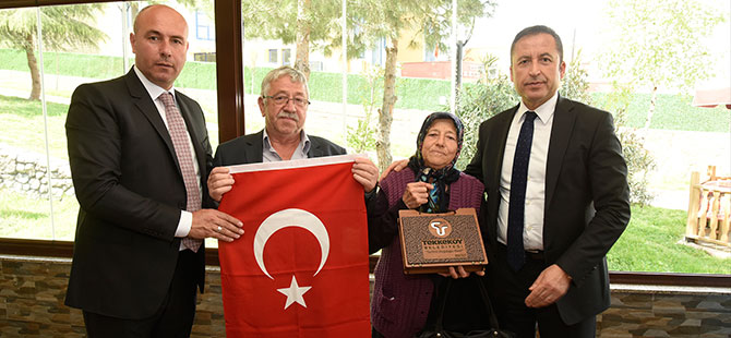 Öztürk şehit ailelerine ziyaret