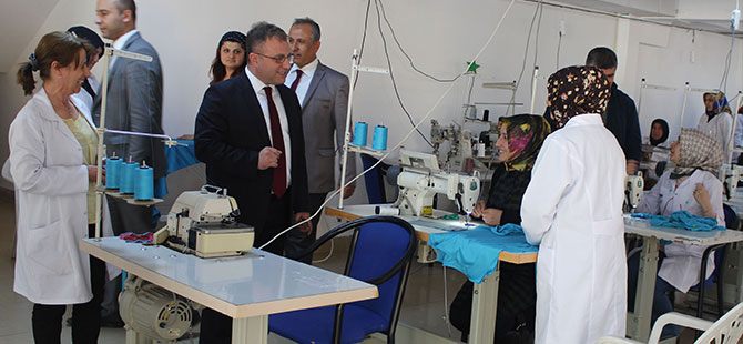 Havza Kaymakam Vekili Nayman'ın atölye ziyareti