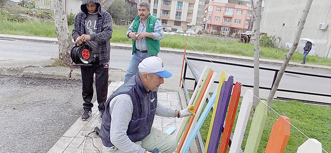 ATAKUM YAŞAM PARK'TA BAKIM VE YENİ DÜZENLEMELER