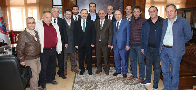 MHP HEYETİ BAŞKAN ŞAHİN’İ ZİYARET ETTİ