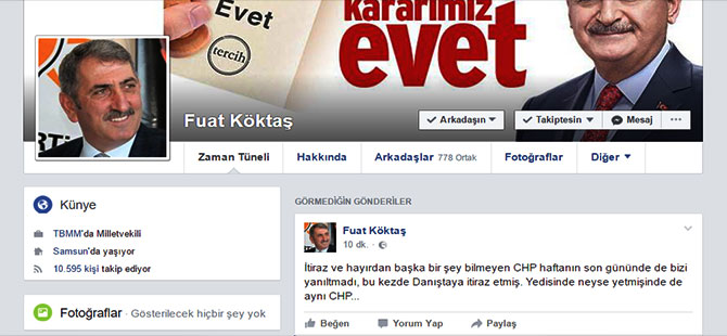 Köktaş Bülent Tezcan'a Göndermede Bulundu