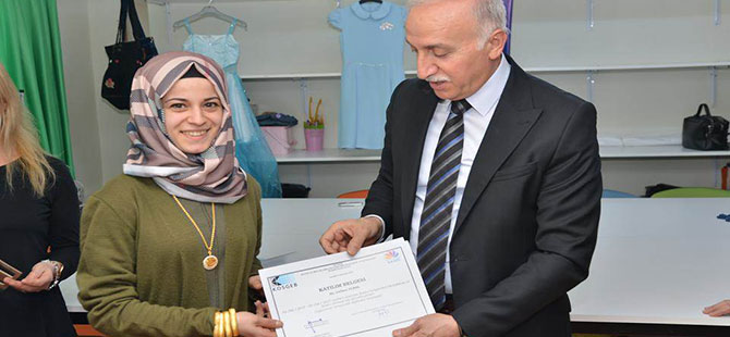 SERTİFİKALARI VERİLDİ