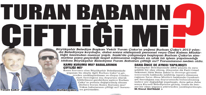 TURAN BABANIN ÇİFTLİĞİ Mİ?