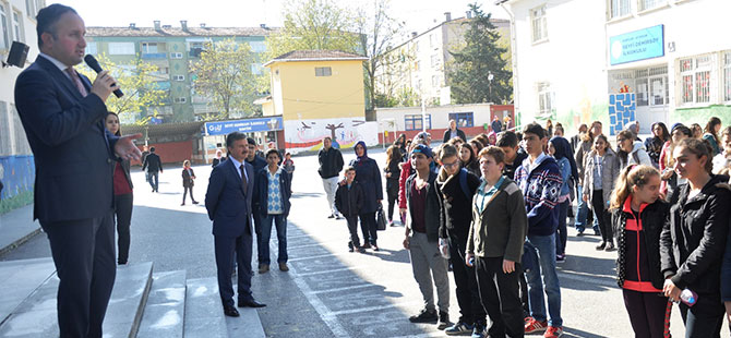 SINAVA GİRECEKLERİN HEYECANINI PAYLAŞTI
