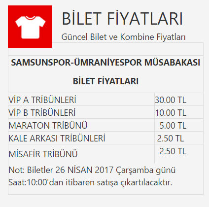 BİLETLER SATIŞA ÇIKTI