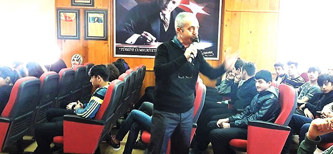 ATATÜRK ANADOLU LİSESİ' NDE SÖYLEŞİ