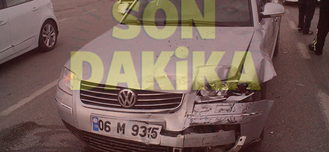 ÇARŞAMBADA KAZA:1 YARALI