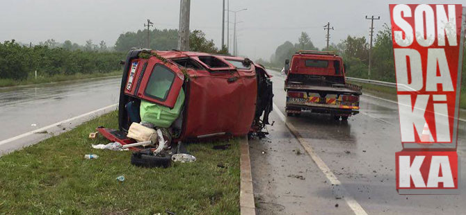 Çarşamba'da Kaza 5 Yaralı