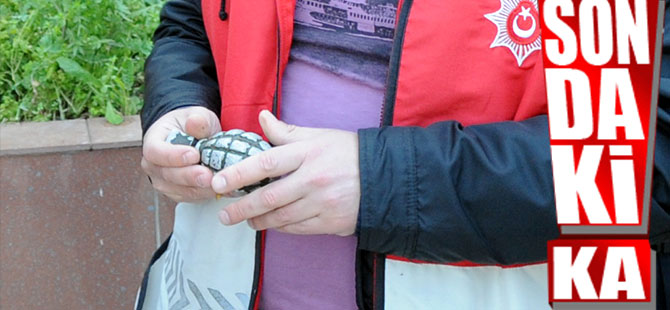 Otogarda içi boş el bombası bulundu