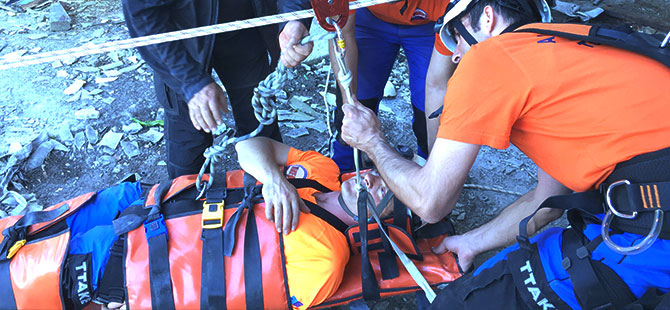 TTAKE'den arama kurtarma tatbikatı