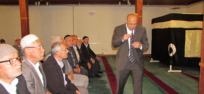 Kavak'ta hacı adaylarına eğitim verildi