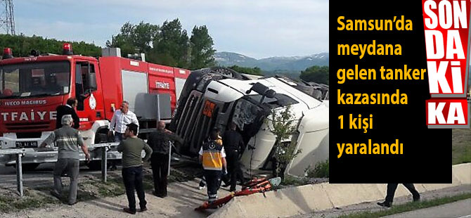 Samsun'da trafik kazası