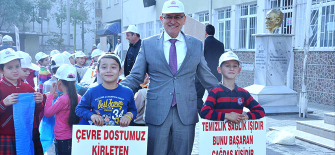 Terme’de atık pil toplama yarışı