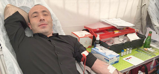 Samsun'da kan bağışı kampanyası