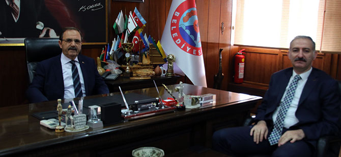 BAŞSAVCI TÜRKMEN, BAŞKAN ŞAHİN’İ ZİYARET ETTİ