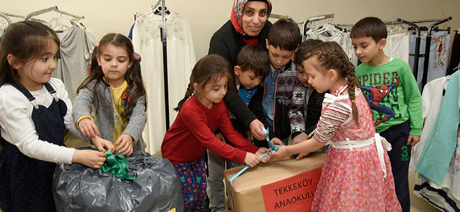Kendileri küçük ama yürekleri kocaman