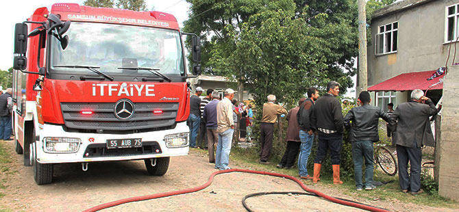 Yangın çıkan evdeki 4 yaşındaki çocuk öldü