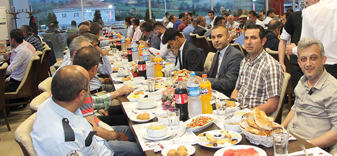 Havza'da emniyet mensupları iftarda buluştu