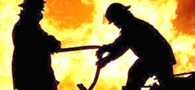 Samsun'da ev yangını: 1 ölü