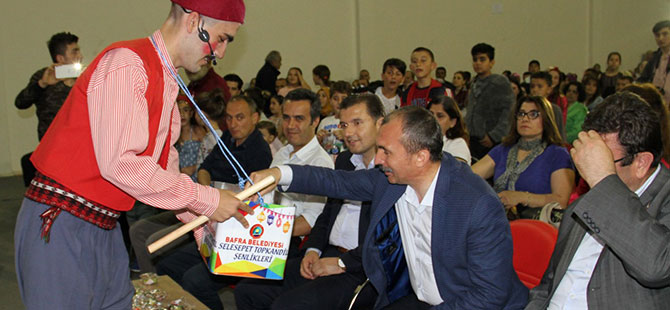 Bafra'da "Sele sepet top kandil" şenliği kutlandı