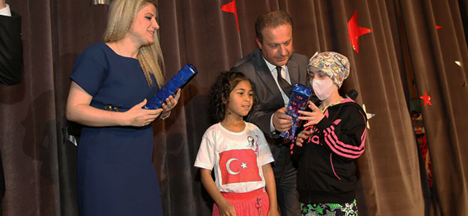 İREM YAVUZ ANAOKULUNA TEŞEKKÜR PLAKETİ