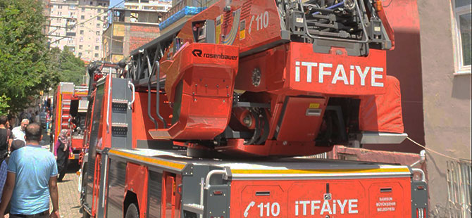 Samsun'da ev yangını