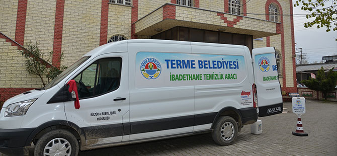 Terme’de camiler bayrama hazır