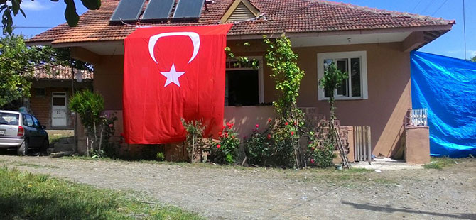 Samsun'a Şehit Ateşi Düştü