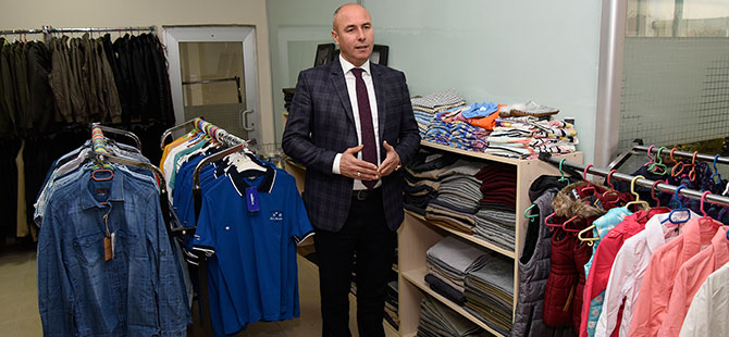 Tekkeköy Belediyesi hayır çarşısı bayrama hazır