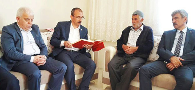 KIRCALI ŞEHİT AİLESİNİ ZİYARET ETTİ