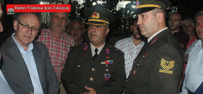 TERME İLÇESİNE ŞEHİT ATEŞİ DÜŞTÜ