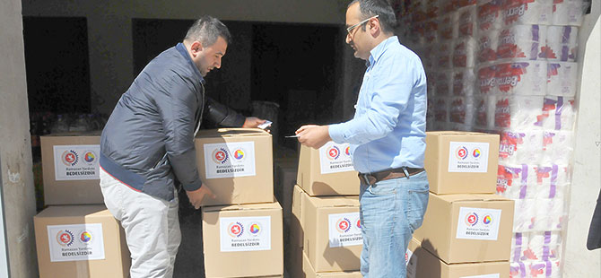 Samsun TSO’dan gıda yardımı