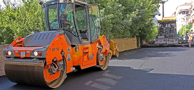 ASFALT SEFERBERLİĞİ DEVAM EDİYOR