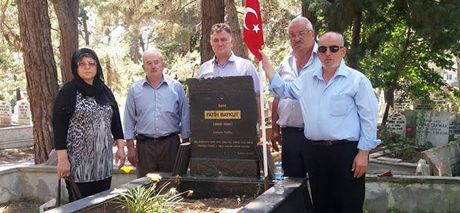 ASTEĞMEN BAYKUT KABRİ BAŞINDA ANILDI