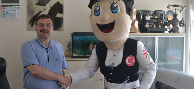 MASKOT ÇAKIR'DAN DENGEYE ZİYARET 