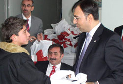 Çorumda bayramlaşma